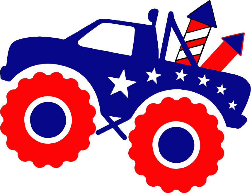 Patriotic Monster Truck - Image 5