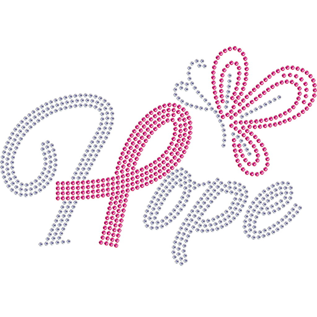 Hope Rhinestone Transfer