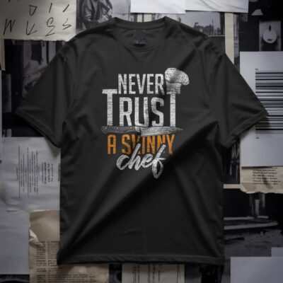 Never Trust Skinny Chef Tee