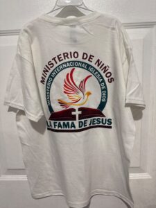 Customer photo of their Custom Apparel – Upload Your Design order