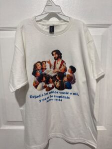 Customer photo of their Custom Apparel – Upload Your Design order